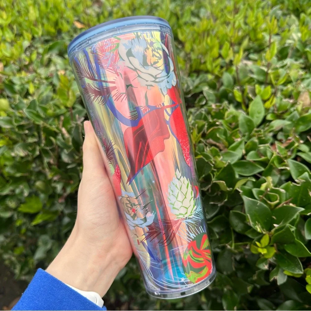 Starbucks Winter/Holiday/Christmas 2023 Collectible Iridescent Cold Cup Tumbler